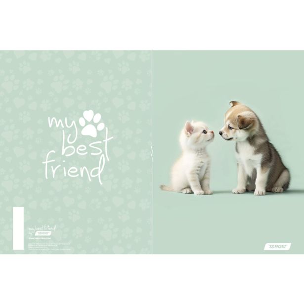 ŠOLSKI ZVEZEK TARGET A4 ČRTE MY BEST FRIENDS 28880