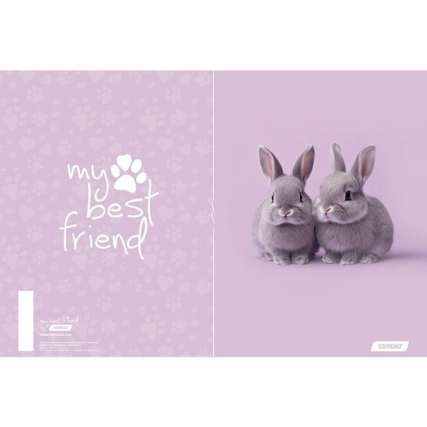 ŠOLSKI ZVEZEK TARGET A4 ČRTE MY BEST FRIENDS 28880