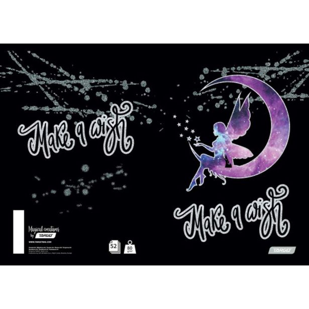 ŠOLSKI ZVEZEK TARGET A4 KARO MAGICAL CREATURES 27440