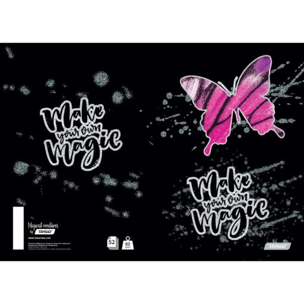 ŠOLSKI ZVEZEK TARGET A4 KARO MAGICAL CREATURES 27440