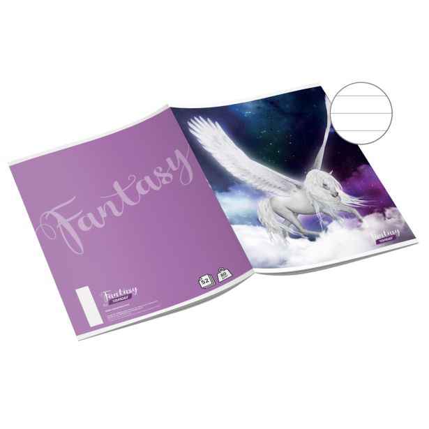 ŠOLSKI ZVEZEK TARGET A5 ČRTAST FANTASY 27015