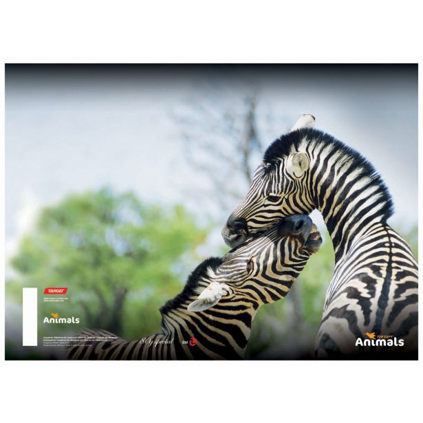 ŠOLSKI ZVEZEK TARGET A5 ČRTE ANIMAL 16526