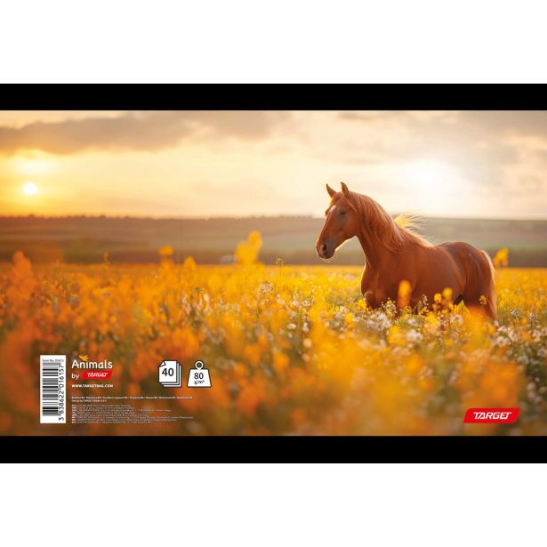 ŠOLSKI ZVEZEK TARGET BELEŽKA A6 ANIMAL 01615