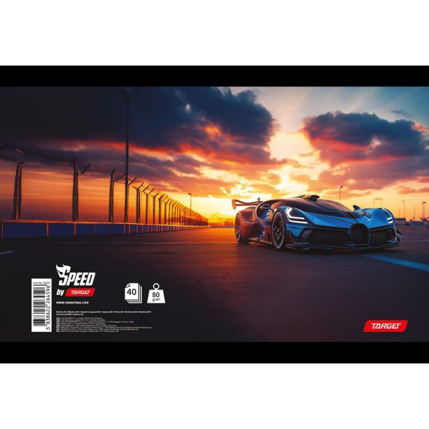 ŠOLSKI ZVEZEK TARGET BELEŽKA A6 SPEED 26459