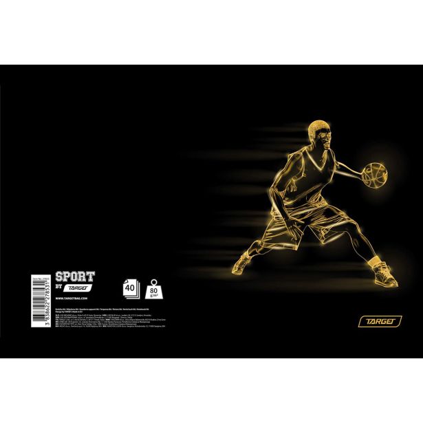 ŠOLSKI ZVEZEK TARGET BELEŽKA A6 SPORT 27853