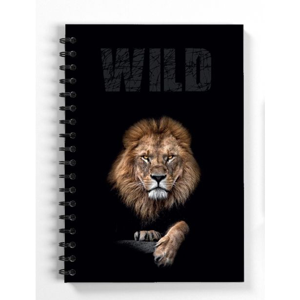 ŠOLSKI ZVEZEK TARGET SPIRALNI A4 ČRTAST ANIMAL WILD 26869
