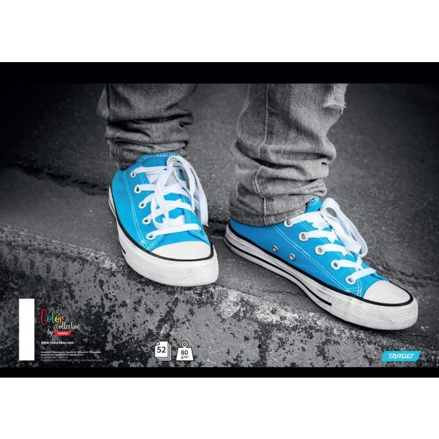 ŠOLSKI ZVEZEK TARGET SPIRALNI A4 ČRTAST COLOR 27883