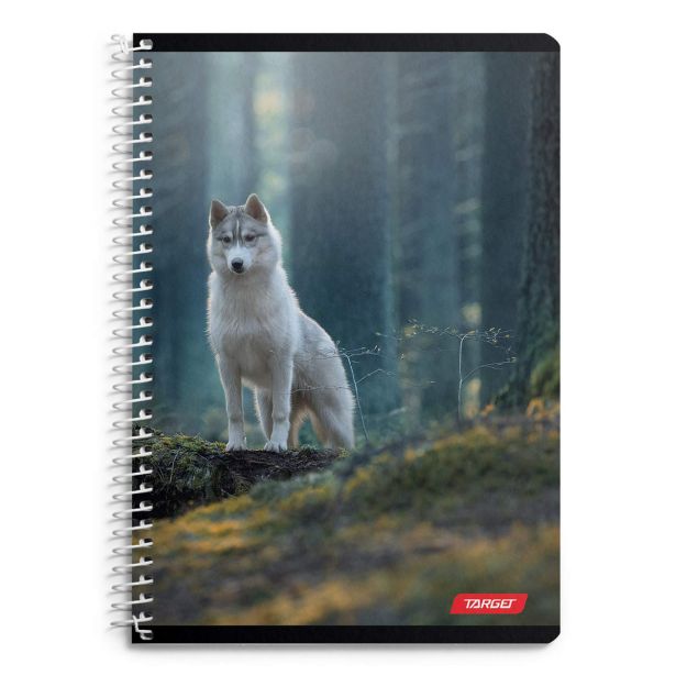 ŠOLSKI ZVEZEK TARGET SPIRALNI A4 ČRTE ANIMAL 1610