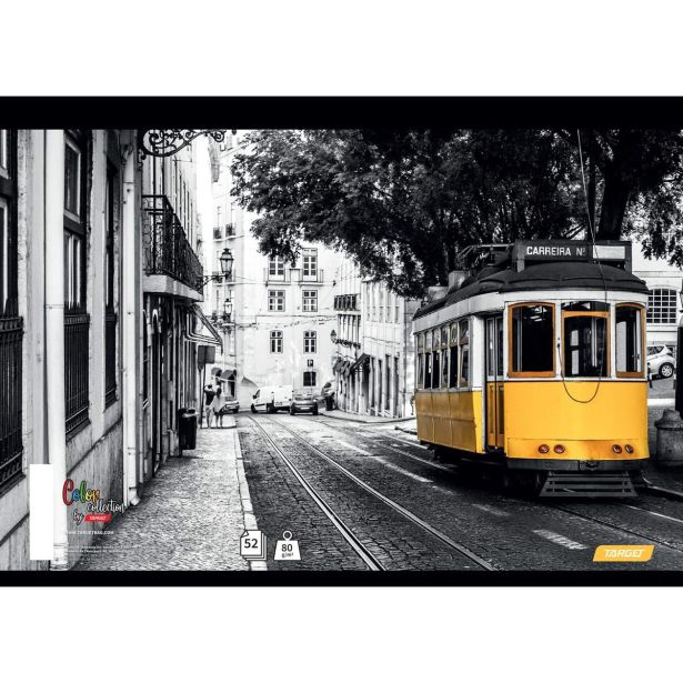 ŠOLSKI ZVEZEK TARGET SPIRALNI A4 KARO COLOR 27884