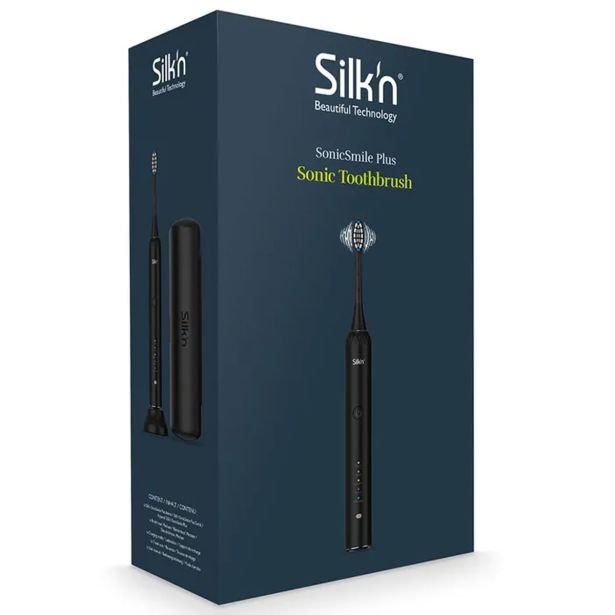 ELEKTRIČNA ZOBNA ŠČETKA SILK'N SONICSMILE PLUS BLACK