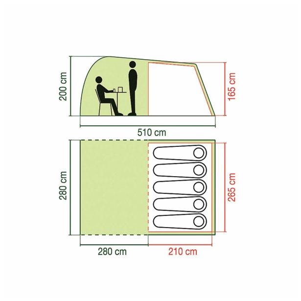 ŠOTOR COLEMAN WATERFALL 5 DELUXE