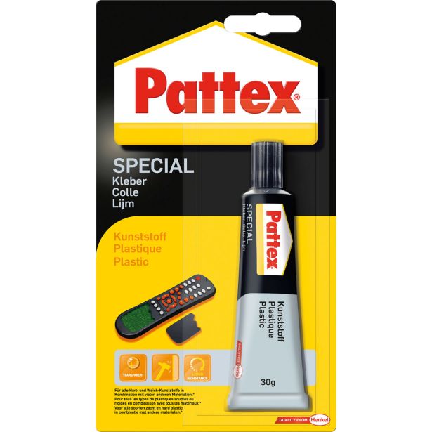 SPECIALNO LEPILO HENKEL ACC PATTEX PLASTIC 30 G - LEPILO ZA PLASTIKO