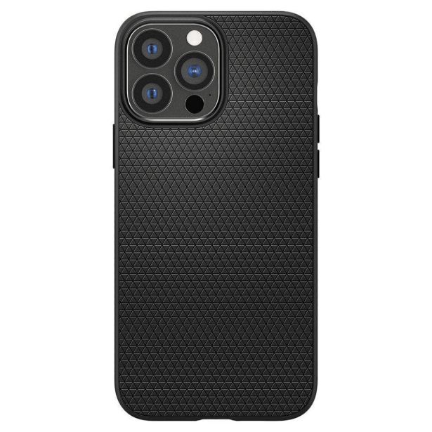 SPIGEN LIQUID AIR SILIKONSKI OVITEK ZA IPHONE 15 PRO ČRN