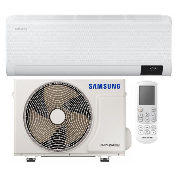 SPLIT ENOJNA INVERTER SAMSUNG AR09TXFCAWKNEU WINDFREE 2.5KW, NOTR.+ZUN.ENOTA