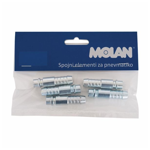 SPOJNI ELEMENT MOLAN VTIČ ZA CEV FI 6 5 KOS
