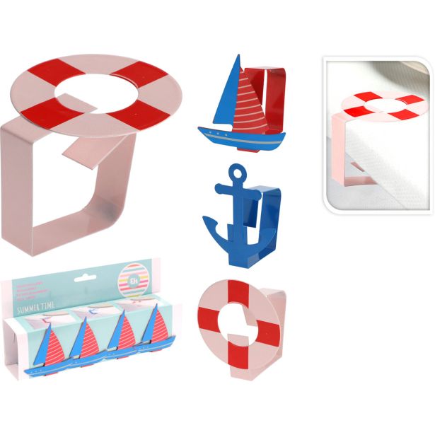 SPONKA/ZAPIRALO EH 4/1 DRŽALO ZA PRT MORSKI MOTIV KOVINSKI