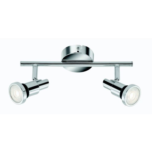DEKORATIVNI LED REFLEKTOR SPOT CHROME 2X4W GU10 WW IP44