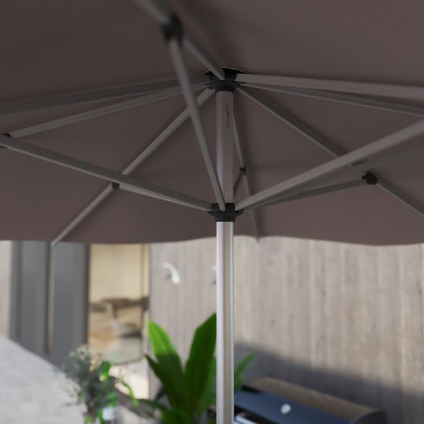 SENČNIK NATERIAL SRED.AURA II 290X290 RJAV ALU, 250G