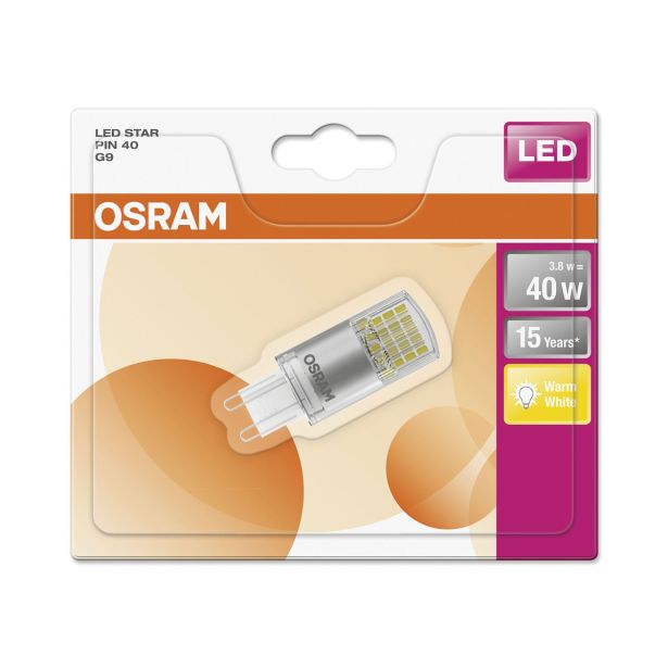 RAZNA LED ŽARNICA OSRAM ST PIN 40 FR 4.5W/827 G9 220-240V BL/1
