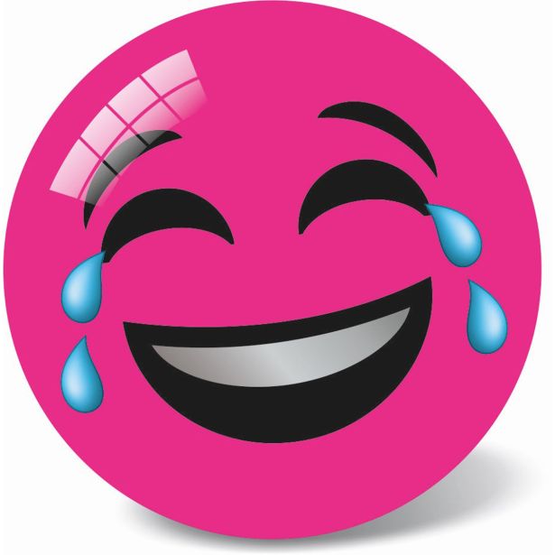 STAR ŽOGA EMOJI, SORT., 23CM