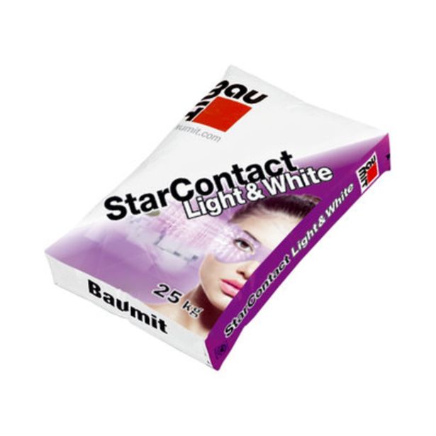 FASADNO LEPILO BAUMIT STARCONTACT LIGHT WHITE VRE=25 KG PAL=54 VREČ