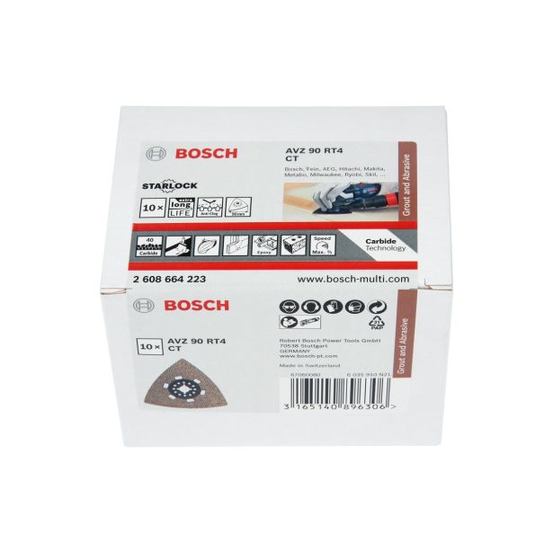 PRIBOR ZA VEČNAM. ORODJA BOSCH STARLOCK AVZ 90 RT4 CARBI RIFF BRUSILNA PLOŠČA