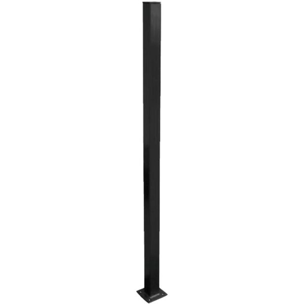 STEBER ZA OGRAJO M 630X50X50 MM ANTRACIT S PODSTAVKOM ZA BETON