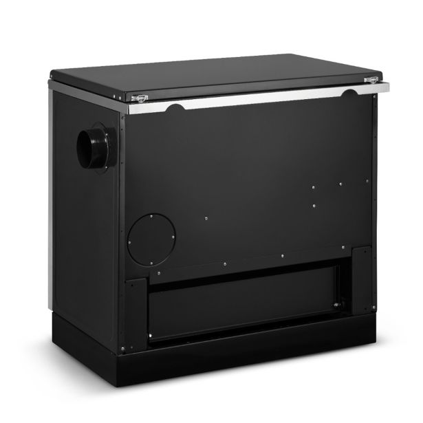 ŠTEDILNIK NA DRVA ALFA PLAM DOMINANT 90 H, ANTRACIT DESNI