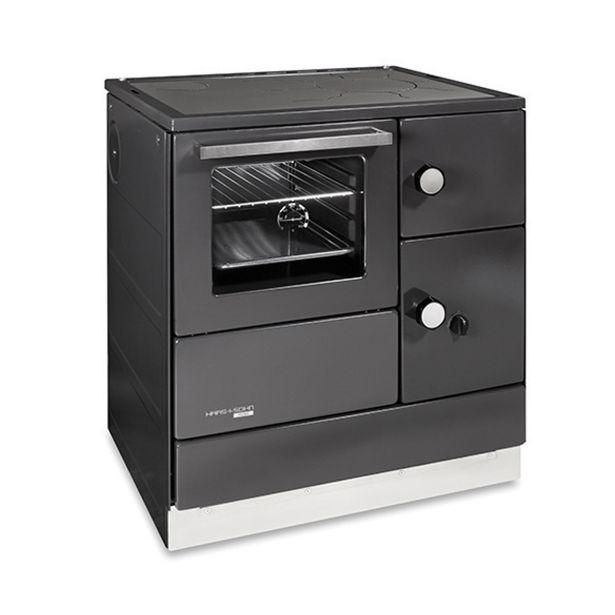 ŠTEDILNIK NA DRVA HAAS+SOHN HA 75.5-A ANTRACIT LEVI, S PEČICO