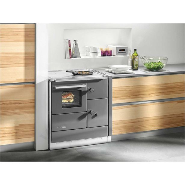 ŠTEDILNIK NA DRVA HAAS+SOHN HA 75.5-A ANTRACIT LEVI, S PEČICO