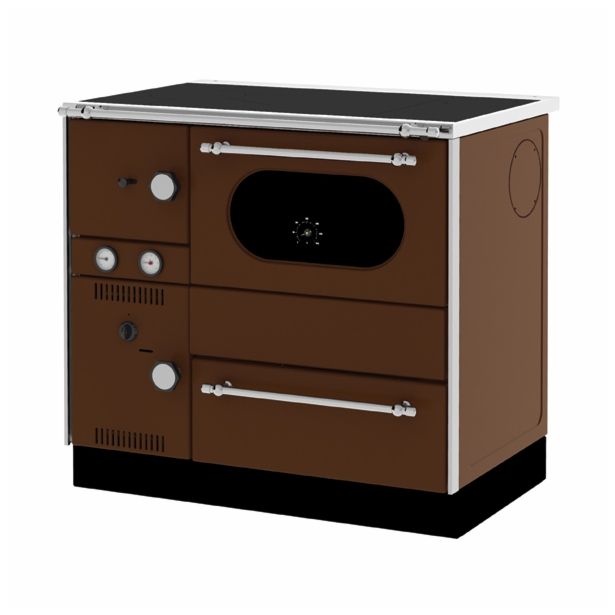 ŠTEDILNIK NA DRVA ALFA PLAM ALFA TERM 20, RJAVI LEVI, ETAŽNI ŠTEDILNIK