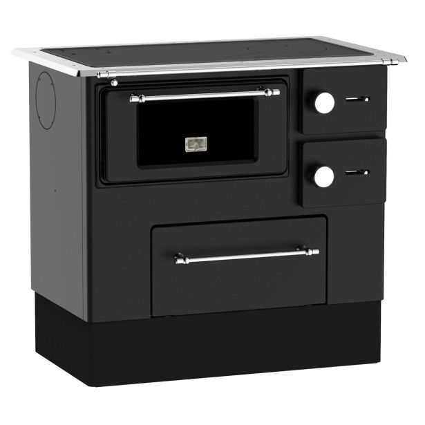 ŠTEDILNIK NA TRDA GORIVA ALFA PLAM REGULAR 46 LEVI ANTRACIT