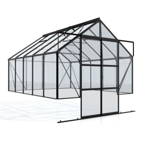 STEKLEN RASTLINJAK VITAVIA CASSANDRA 8300, ESG 3 MM ČRNA