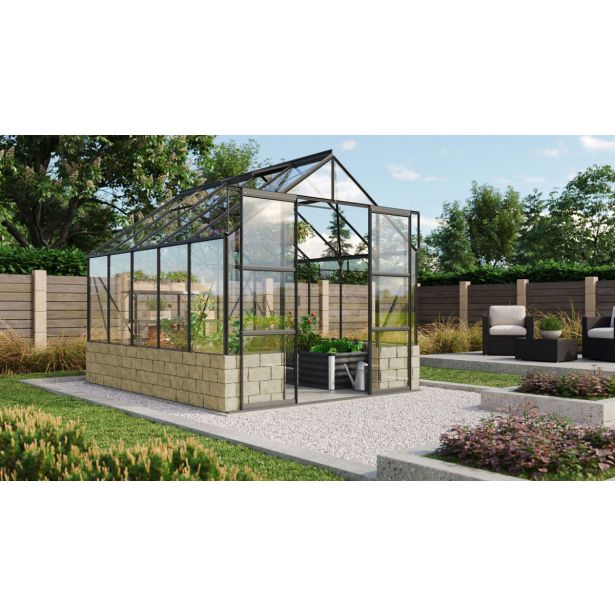 STEKLEN RASTLINJAK VITAVIA CASSANDRA 8300, ESG 3 MM ČRNA