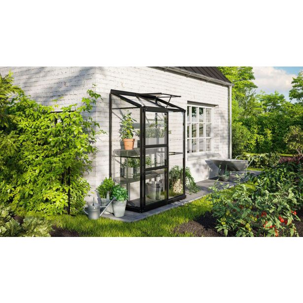 STEKLEN RASTLINJAK VITAVIA IDA 900 ESG3MM, ČRNA