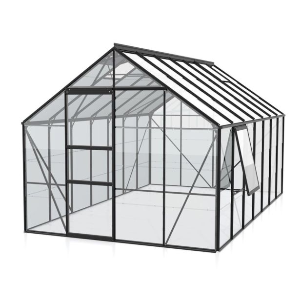 STEKLEN RASTLINJAK VITAVIA MERIDIAN 1 11500 ESG3MM ČRNA 2.6X4.45M