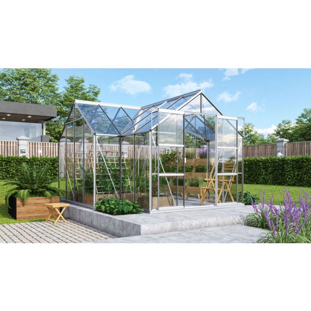 STEKLEN RASTLINJAK VITAVIA ORANŽERIJA SIRIUS ESG 3MM ALU 3.8X3.8M