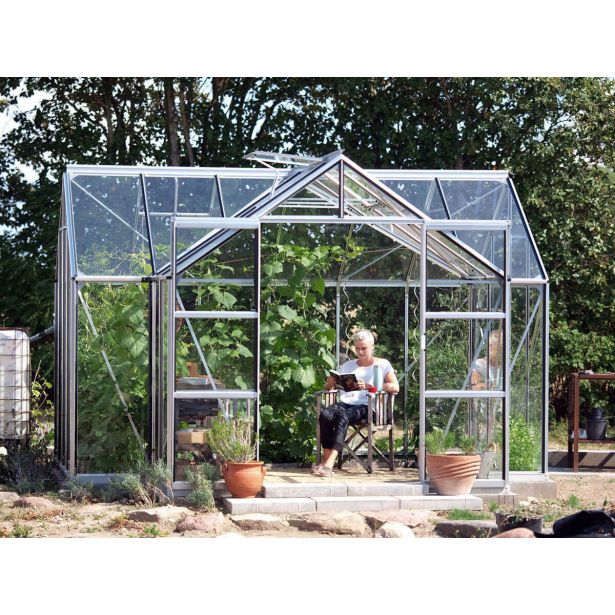 STEKLEN RASTLINJAK VITAVIA ORANŽERIJA SIRIUS ESG 3MM ALU 3.8X3.8M