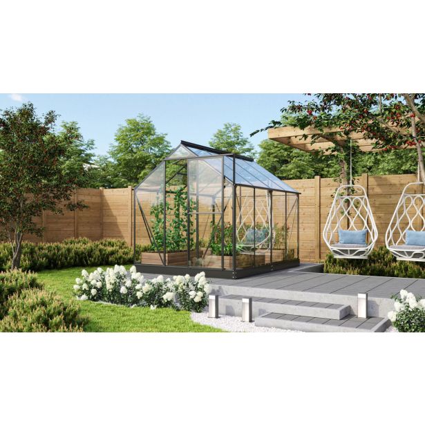 STEKLEN RASTLINJAK VITAVIA TRITON 5000 ESG 3MM ČRNA 207X198X256