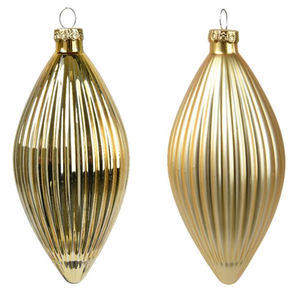 STEKLENA BUNKA DECORIS FI 6X13 CM, ZLATA, VZOREC 3/1