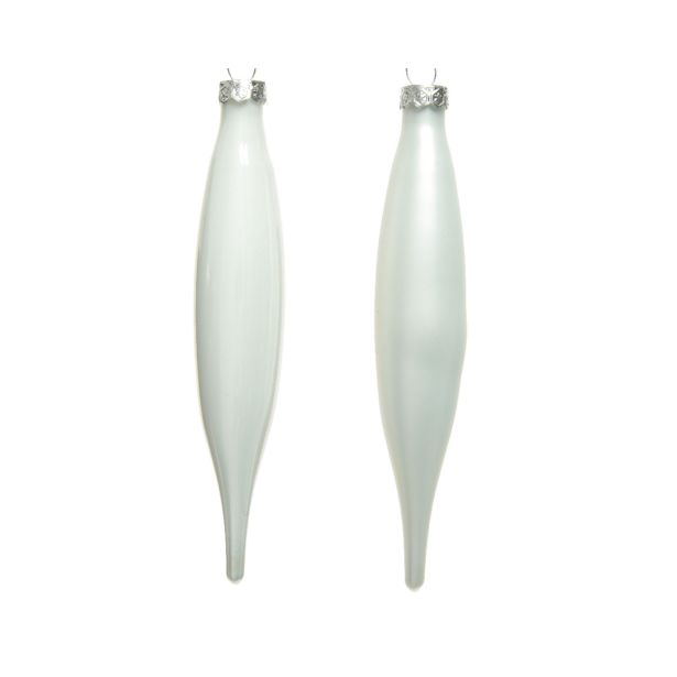 STEKLENA BUNKA DECORIS SVEČA, BELA, 15 CM 6/1