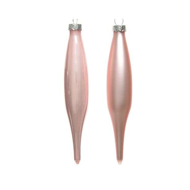 STEKLENA BUNKA DECORIS SVEČA, ROZA, 15 CM 6/1