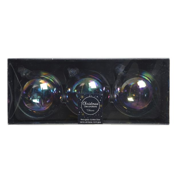 STEKLENA BUNKA FI 8 CM TRANSPARENT 3/1