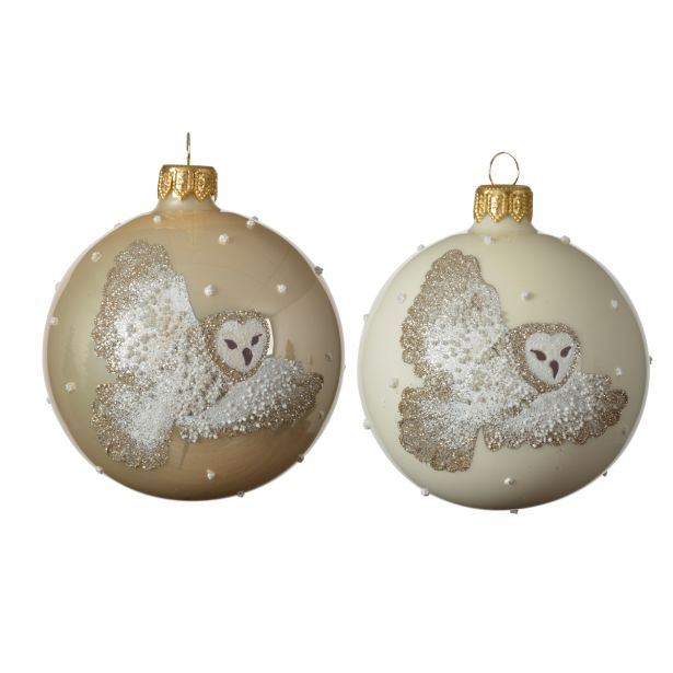 STEKLENA BUNKA PERLA/BELA BARVA, S SOVICO, FI 80 MM, SORT