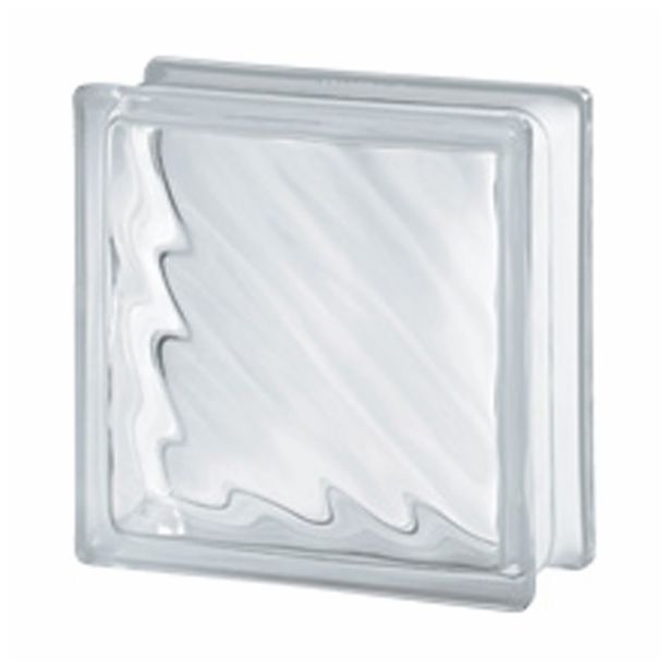 STEKLENA PRIZMA BIVA DIGONA BREZBARVNA 19X19X8