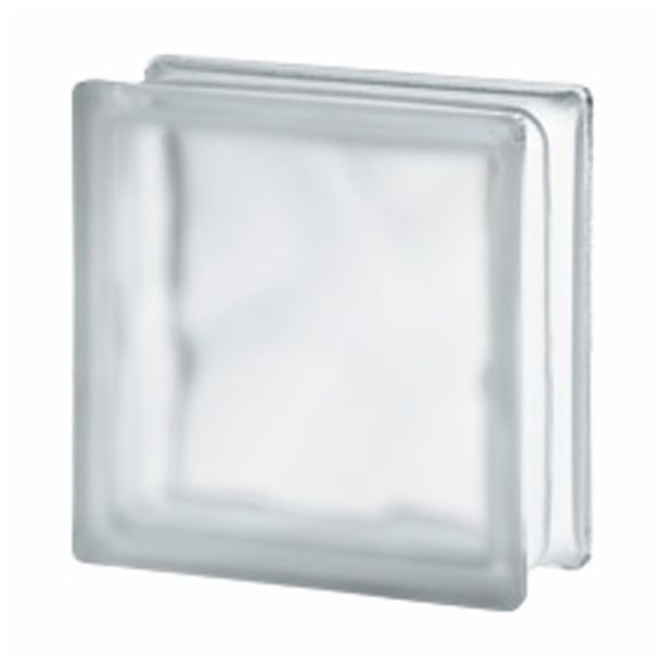 STEKLENA PRIZMA BIVA WAVE SAHARA 19X19X8 BREZBARVNA