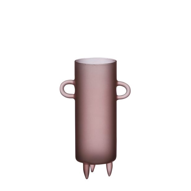 STEKLENA VAZA MICA ROZA D12XŠ7XV20CM CAITLYN