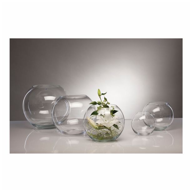 STEKLENA VAZA SANDRA RICH GLOBE 29.5X35 CM 1/1