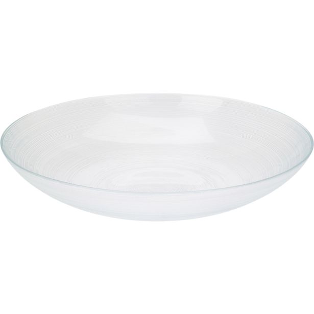 SERVIRNA SKLEDA EH STEKLENA, PROZORNA FI 30 CM