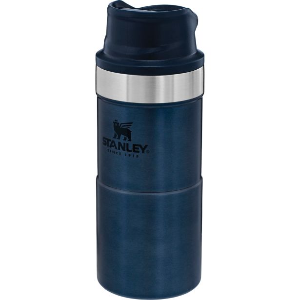 STANLEY THE CLASSIC TRIGGER-ACTION TRAVEL MUG 0.35L, NIGHTFALL MODRA, VAKUUMSKO IZLOIRANA STEKLENIČKA